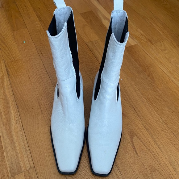 L’INTERVALLE white western boots (size 36) - Picture 3 of 4